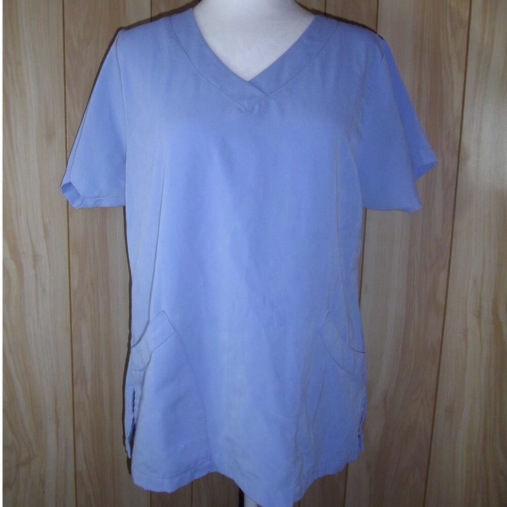Dickies Black Label V-Neck Short Sleeve Scrub Top S